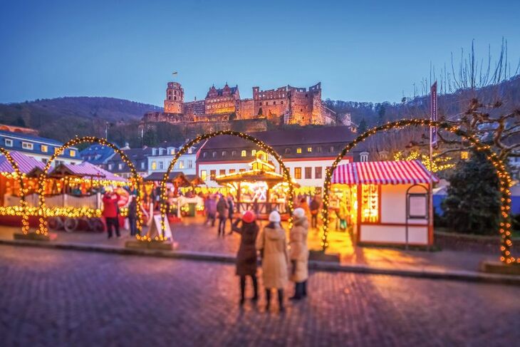 Weihnachtsmarkt in Heidelberg