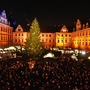 Weihnachtsmarkt im Schlosshof von St. Emmeram in Regensburg