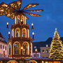 Weihnachtsmarkt in Leipzig, Deutschland